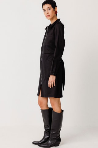 Vestido-camisa Urtse - Preto