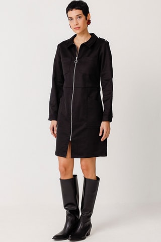 Vestido-camisa Urtse - Preto