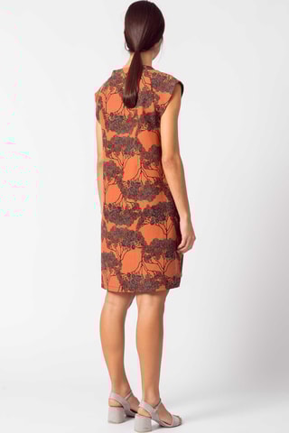 Vestido direito Aria - Castanho