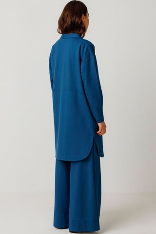 Vestido direito Agara - Azul