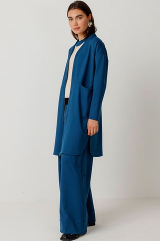 Vestido direito Agara - Azul