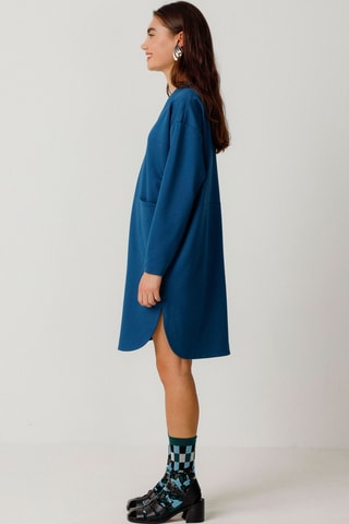 Vestido direito Agara - Azul