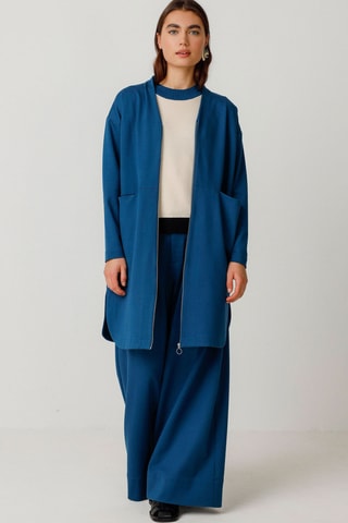 Vestido direito Agara - Azul