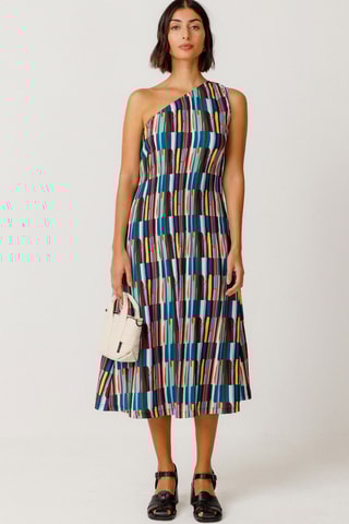 Vestido assimétrico Eder - Multicor