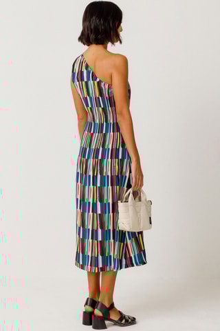 Vestido assimétrico Eder - Multicor