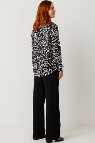 Camisa Asune - Preto e branco