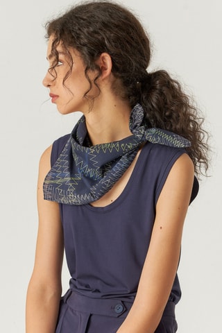 Lenço em algodão biológico Sutsu - Multicor