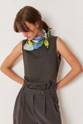 Lenço em algodão biológico Lili - Multicor