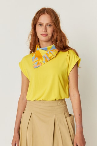 Lenço em algodão biológico Hiruki - Multicor