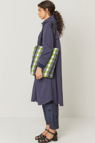 Tote bag Haundi - Verde e violeta