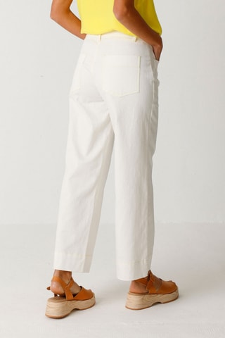 Calças em algodão biológico Mariartze - Branco