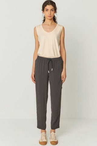 Calças chino Albia - Cinzento