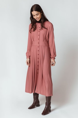 Vestido-camisa Haizea - Rosa-velho - Rosa