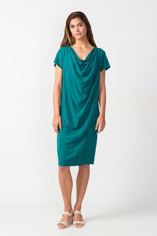 Vestido direito Leartza - Turquesa - Verde-escuro