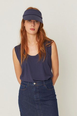 Top Zur - Azul-marinho