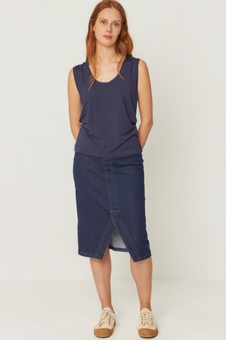Top Zur - Azul-marinho