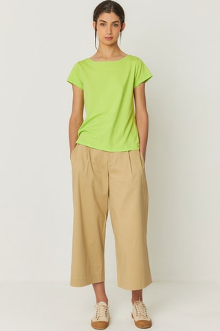 Top em algodão biológico Zuntz - Verde