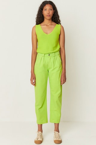 T-shirt em algodão biológico Maixa - Verde