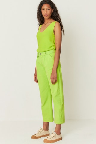 T-shirt em algodão biológico Maixa - Verde