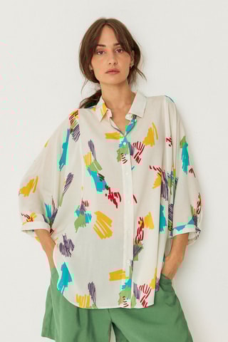 Camisa direita Katrin - Multicor