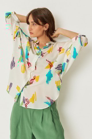 Camisa direita Katrin - Multicor