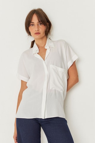 Camisa larga Uma - Branco