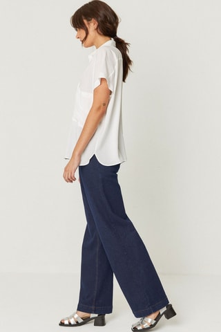 Camisa larga Uma - Branco