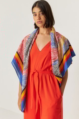 Lenço em algodão biológico Izur - Multicor