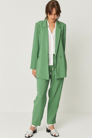 Calças chino Albia - Verde