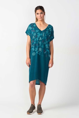 Vestido direito Uralde - Turquesa - Azul