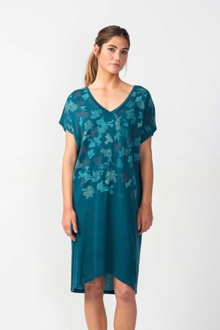 Vestido direito Uralde - Turquesa - Azul