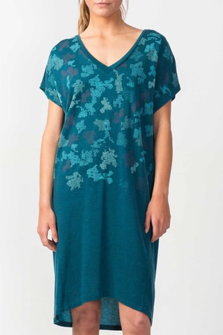 Vestido direito Uralde - Turquesa - Azul