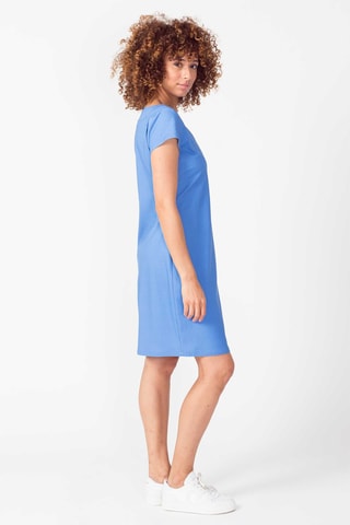 Vestido direito em algodão biológico Uguzne - Azul-celeste - Azul-celeste