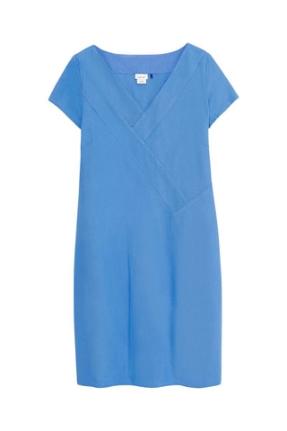 Vestido direito em algodão biológico Uguzne - Azul-celeste - Azul-celeste