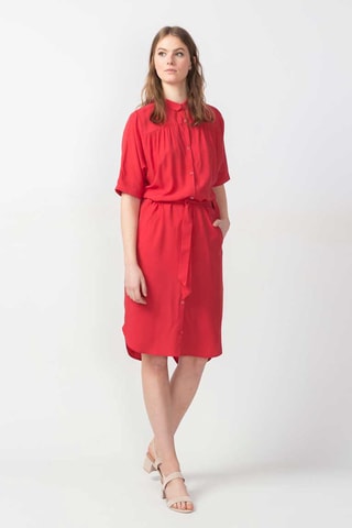 Vestido-camisa Urrika - Vermelho - Vermelho