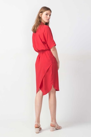 Vestido-camisa Urrika - Vermelho - Vermelho