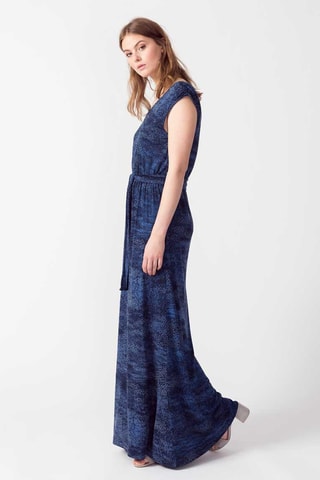 Vestido comprido - Azul - Azul