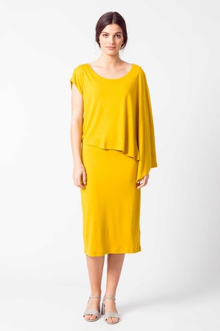 Vestido assimétrico Gartze - Amarelo - Amarelo