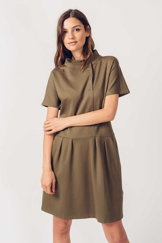 Vestido estilo patinadora Hiazinta - Caqui - Verde