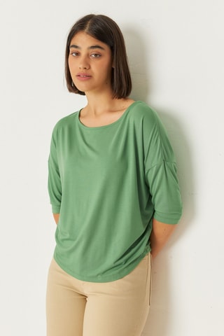 T-shirt larga Zur - Verde