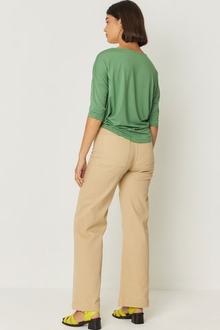 T-shirt larga Zur - Verde