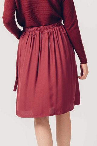 Saia estilo patinadora Azitrai - Bordô - Bordô