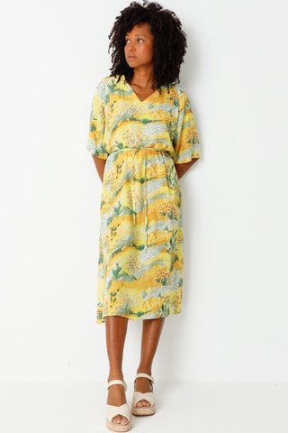 Vestido midi Kora - Multicor