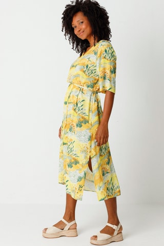 Vestido midi Kora - Multicor