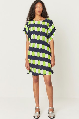 Vestido direito Laide - Multicor