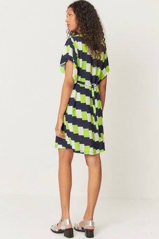 Vestido direito Laide - Multicor