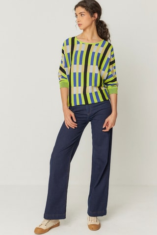 Camisola em algodão biológico Naike - Multicor