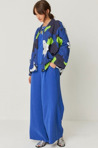 Calças palazzo Klodin - Azul