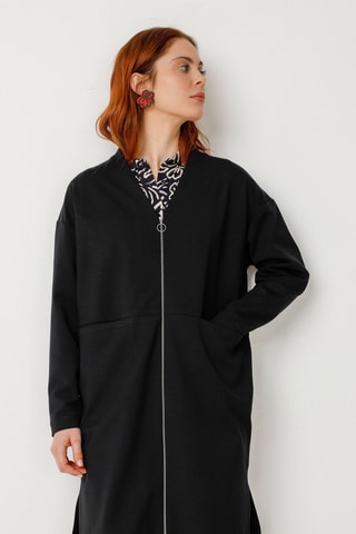 Vestido direito Agara - Preto