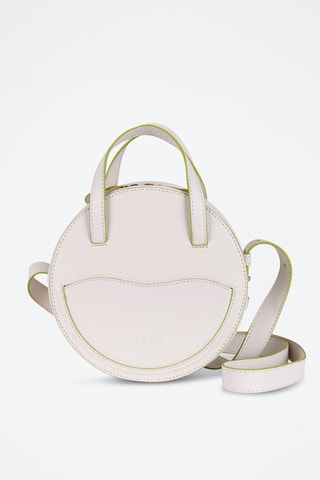 Mala de couro Rodo - Branco